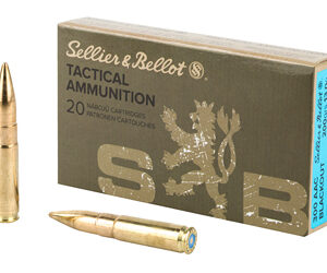 S&B 300 AAC Blackout 200gr FMJ Subsonic 20rd