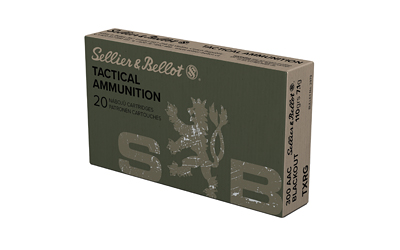 Sellier & Bellot eXergy Blue .300 AAC Blackout 110gr — 20Rd