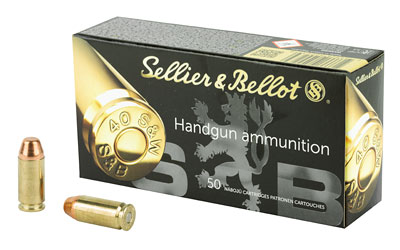 Sellier & Bellot .40 S&W 180gr FMJ 50rd Box
