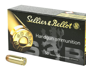 Sellier & Bellot SB40C .40 S&W 180gr JHP — 50 Rounds