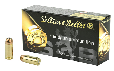 SB40C_1 Sellier & Bellot SB40C .40 S&W 180gr JHP — 50 Rounds