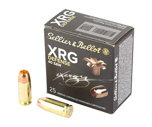 Sellier & Bellot XRG SB40XA .40 S&W 130gr Solid Copper HP 25rd
