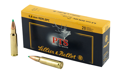 SB68B_1 Sellier & Bellot 6.8mm Rem SPC 110 gr Polymer Tip — 20 rd