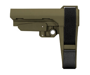 SBTSBA3X-04-SB_1 SB Tactical SBA3 5-Position Stabilizing Brace OD Green