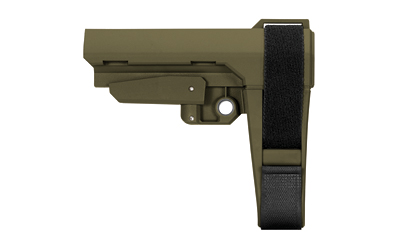 SBTSBA3X-04-SB_1 SB Tactical SBA3 5-Position Stabilizing Brace OD Green