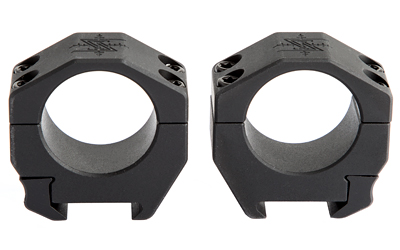 SEEK10620010_1 Seekins Precision 30mm Scope Rings Matte Black Medium