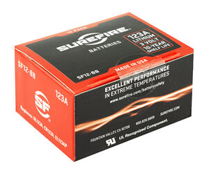Surefire 123A Lithium Batteries 12-Pack CR123A 3.0V
