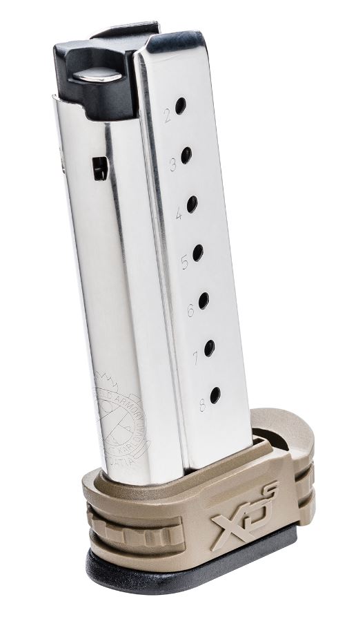 Springfield Armory XD-S 9mm 8-Round Magazine FDE Sleeve