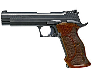 Sig Sauer P210 Target 9mm Walnut Grips Adjustable Sights