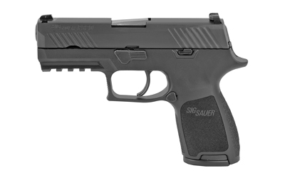 SG320C-45-BSS_1 Sig Sauer P320 Compact .45 ACP 3.9″ Nitron Black Night Sights
