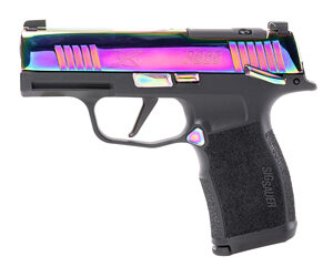 Sig Sauer P365X 9mm 3.1″ Rainbow Titanium Slide