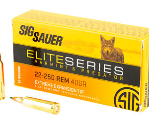 Sig Sauer Elite Varmint & Predator .22-250 Rem 40 gr, 20rd