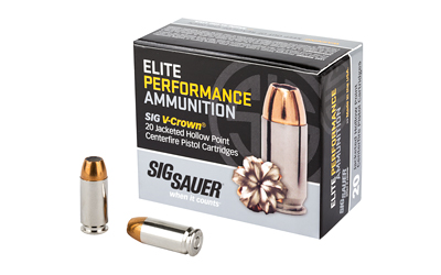 Sig Sauer Elite V-Crown 40 S&W 165 gr JHP — 20rd Box
