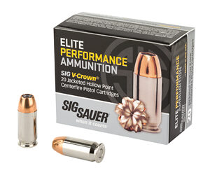 Sig Sauer Elite V-Crown .45 ACP JHP 20rd Box