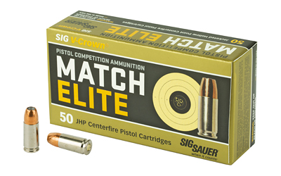 Sig Sauer Elite V-Crown 9mm 115gr JHP — 50rd Box
