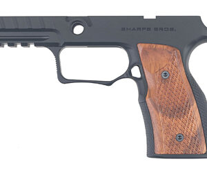 Sharps Bros P320 Grip Module — Manual Safety, Black/Cherry