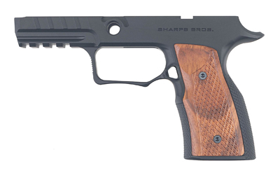 Sharps Bros P320 Grip Module — Manual Safety, Black/Cherry