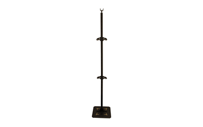 Skull Hooker Trophy Tree — 5-Bracket Black Display