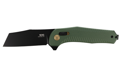 SOG12-02-03-43_1 SOG Diverge XR 3″ Sheepsfoot Folding Knife — Forest Green