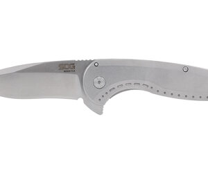 SOG AEGIS FLK 3.25″ DROP PT SLV