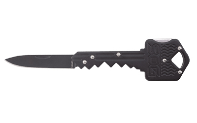 SOGKEY-101_1 SOG Key Knife — Folding Lockback, Black Stainless Handle