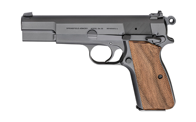 SPHP9201_1 Springfield Armory SA-35 9mm 4.7″ Walnut Grips 15-Rd