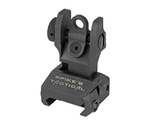Spikes Tactical Rear Folding Sight, Black