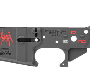 Spikes Tactical Spider Stripped Lower – Multi-Caliber – 7075-T6