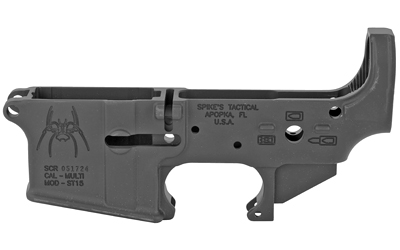 Spikes Tactical Spider Stripped Lower Receiver – Multi-Caliber