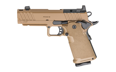 SPPH9117AOSCB-COMP_1 Springfield Armory Prodigy Comp 1911 DS 9mm 4.25in Coyote