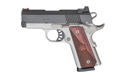 SPPX9123L_1 Springfield Ronin EMP 1911 9mm 3″ Two-Tone Wood Grips