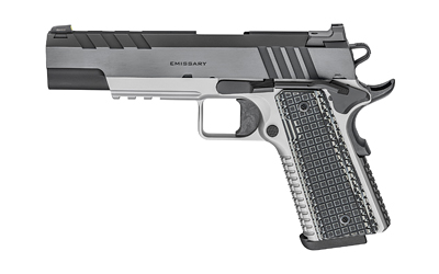 SPX9219L_1 Springfield Armory 1911 Emissary 9mm 5″ 9+1 Stainless/Blued