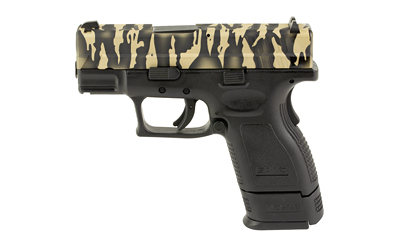 SPXDD9801HC-2-TIGERSCT_1 Springfield Armory XD9 DEF 9mm 3″ Tiger Stripe Cerakote