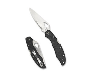 Spyderco Byrd Cara Cara 2 3.75in Folding Knife, Part Serrated