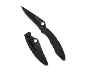 SPYDERCO POLICE SS 4.2″ BLK/BLK