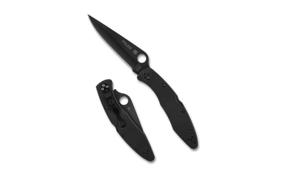 SPYC07BKP_1 SPYDERCO POLICE SS 4.2″ BLK/BLK