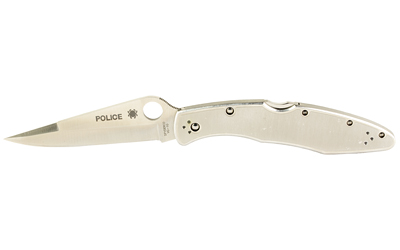 SPYC07P_1 Spyderco Police C07P 4.13 in VG-10 Folding Knife