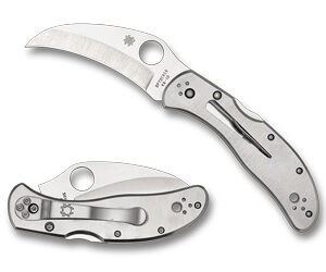 SPYDERCO HARPY CLIPIT SS 2.75″ SILV