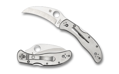 SPYC08P_1 SPYDERCO HARPY CLIPIT SS 2.75″ SILV