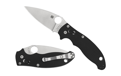 SPYC101GP2_1 Spyderco Manix 2 Black G-10 Plainedge — 3.37″ S30V