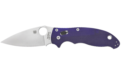 Spyderco Manix 2 Folding Knife — Dark Blue G-10
