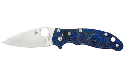 SPYC101PBL2_1 Spyderco Manix 2 — 3.375in Blue Folding Knife