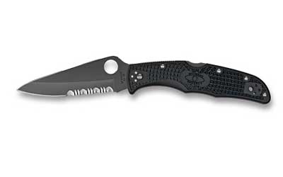 Spyderco Endura 4 C10PSBBK Part-Serrated VG-10