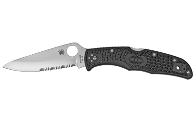 SPYC10PSBK_1 Spyderco Endura 4 C10PSBK — 3.75″ VG-10 Part Serrated