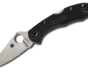 Spyderco Delica4 C11FPBK VG-10 Flat Ground Plain Edge Knife