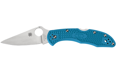 SPYC11FPBL_1 Spyderco Delica 4 Lightweight Blue VG-10 — 2.9″