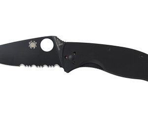 Spyderco Tenacious G-10 Combo Black Knife