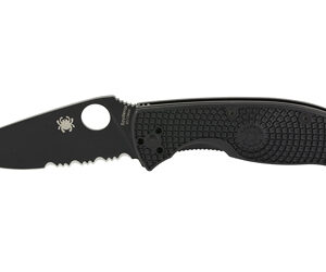 Spyderco Tenacious Lightweight 3.39″ Part Serrated Black FRN