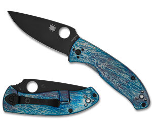 Spyderco Tenacious Ti Disarray D2 — 3.35-inch