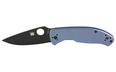 Spyderco Tenacious Ti 3.35″ Blue/Black Folding Knife